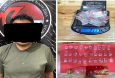 Terduga Bandar Sabu Asal Riau Ditangkap di OKU Timur, 20 Paket Narkoba Disita