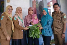 Kades Bagikan Sayur Cegah Stunting