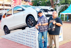 Warga Palembang Incar Mobil Calya Hadiah Jalan Sehat HUT ke-30 Sumatera Ekspres