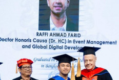 Raffi Ahmad Mendapat Gelar kehormatan Doktor Honoris Causa Dari UIPM di Thailand