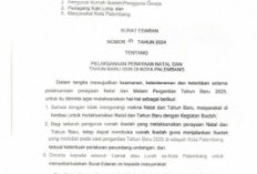 Pemkot Palembang Sebar Surat Edaran Jelang Pergantian Tahun, Ini Isi 6 Poin Penting