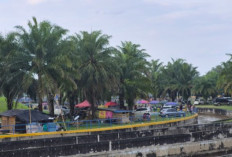 Bendung Perjaya Diserbu Wisatawan Saat Idulfitri