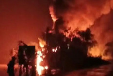 Rumah Diduga Tempat Menyimpan BBM Terbakar, Kerugian Capai RP300 Juta