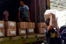 275.881 Surat Suara Tiba di Gudang Logistik KPU OKU