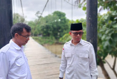 Kaji Bangun Jembatan Permanen di Desa Karang Agung