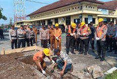 Pemda OKU Selatan Bantu Bangun Gedung Satgas Propam Polres OKU Selatan 