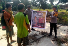Kapolsek Simpang Gencarkan Sosialisasi Larangan Bakar Hutan dan Lahan
