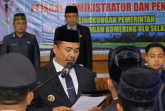 Bupati Abusama Lantik Pejabat Baru OKU Selatan