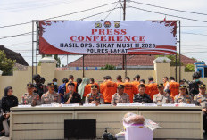 Ciduk 145 Pelaku dalam Ops Sikat II Musi 2025