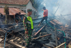 Diduga Tinggalkan Api di Tungku, Rumah Warga OKU Selatan Ludes Terbakar