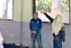 Diduga Korsleting Listrik, Tiga Ruang Kelas SMPN 2 Bunga Mayang Ludes Terbakar