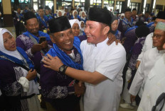 Herman Deru Lepas 370 Calon Haji Sumatera Selatan