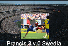 Prancis Makin Menakutkan! Swedia Dibantai 3-0, Mbappe Jadi Bintang