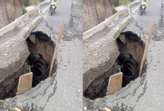 Jalan Amblas, Lubang Besar di Bagian Tengah