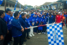 DPD PAN OKU Gelar Fun Walk HUT ke-27, Disambut Antusias Warga 