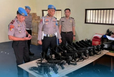 Gudang Senjata Polres OKU Diperiksa Polda Sumsel 