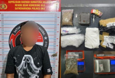 Terduga Kurir Narkoba Asal Lampung Dibekuk di Baturaja