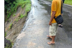 Jalinsum Terancam Putus Akibat Longsor