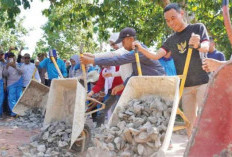 Rp2 Miliar Digelontorkan untuk Perbaikan Jalan Desa Jambu Ilir