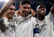 Valverde Hat-trick, Real Madrid Pesta Gol Lawan Manchester City