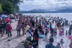 Libur Tahun Baru 2026, Danau Ranau OKU Selatan Dipadati Wisatawan