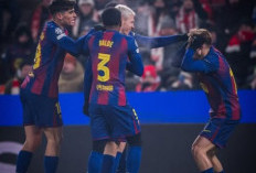 Menang Dramatis, Barcelona Selangkah Lagi ke 16 Besar 
