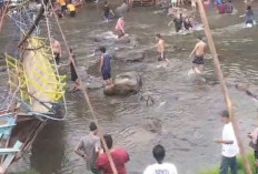 Jembatan Gantung di objek wisata Ayo Malus Putus 