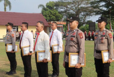 Ungkap Kasus, Delapan Anggota Polres Prabumulih Diganjar Penghargaan
