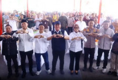 Ketua DPRD Sumsel, Andie Dinialdie Kawal Langsung Pembangunan Jembatan Air Lawai B Lahat