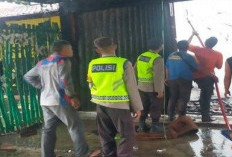 Diduga Akibat Korsleting Listrik, Ruko di Lubuk Raja Hangus Terbakar