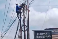 Teknisi Tersengat Listrik saat Pasang Kabel Fiber Optik