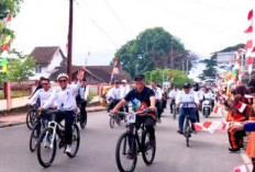 Bupati OKU Ikut Gowes di SRGF, Ajak Ajak Warga Berolahraga Sambil Berwisata