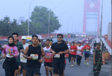 Ribuan Runners Ikuti Musi Run Seri ke-4