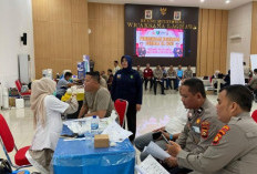 Deteksi Dini Gangguan Kesehatan, Polres OKU Gelar Pemeriksaan Berkala 