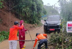 Longsor Rampung Dibersihkan, Akses Jalan Ujan Mas–Sadau Kembali Dibuka