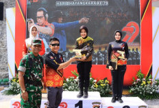 Polwan Polres OKU Selatan Juara 1 Menembak Kapolda Sumsel Cup 2025