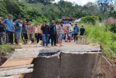 Jembatan Teluk Agung–Air Baru Rusak, Warga Minta Pemerintah Bertindak