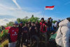 HUT RI ke-80, Komunitas Pecinta Alam Kibarkan Bendera di Gunung Seminung