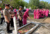 Kapolres OKU Selatan Pimpin Tabur Bunga di Hari Bhayangkara ke-79