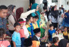 Merinding, Ulang Tahun Bupati OKU Teddy Dirayakan Bersama Anak-anak Peserta Lomba Mewarnai OKU Ekspres