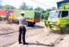 Bikin Macet Truk Batubara Mogok di Jalintengsum Muara Enim