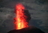 Gunung Ibu di Halmahera Barat Meletus