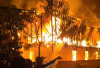 Rumah Semi Permanen di Desa Kedaton Hangus Terbakar 