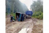 Jalan di OKI Jadi Kubangan